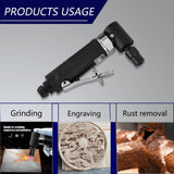 1/4 Inch Angle Air Die Grinder Pcs Sanding Discs 1Pcs 1/4 Inch Collet Angle Die Grinder 90 Degree Angle Grinder Speed Up To 22000PRM Angle Grinder Ergonomics Air Tool Safety Switch Pneumatic Tool HYFN