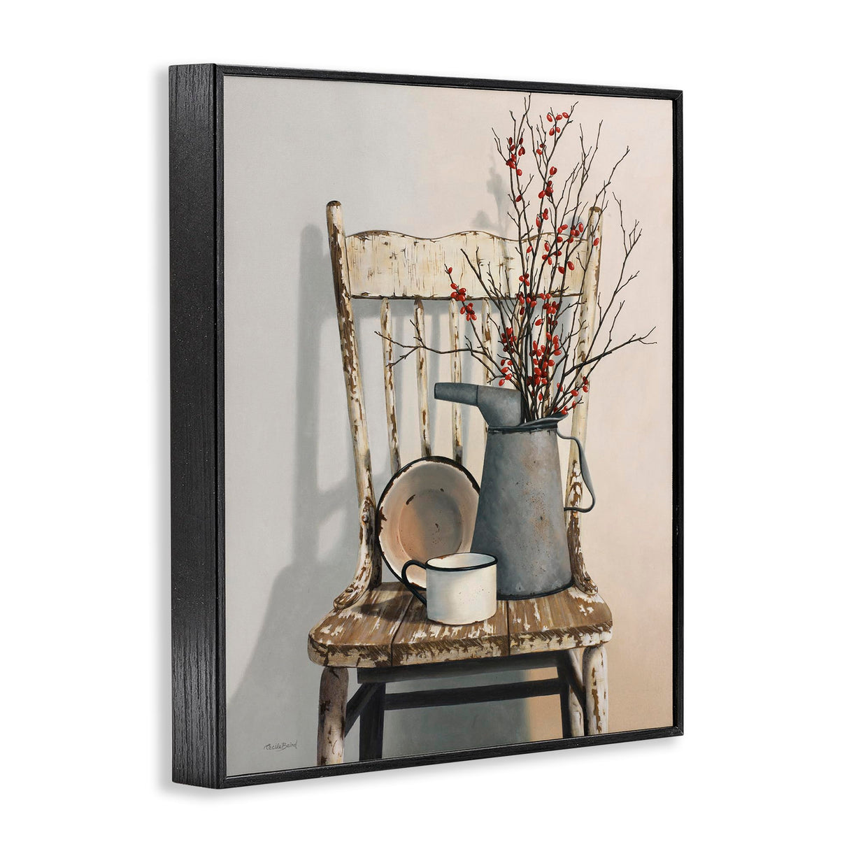 Stupell Industries Vintage Rustic Things Neutral Painting Framed Giclee Art Design By Artist Cecile Baird Stupell Industries