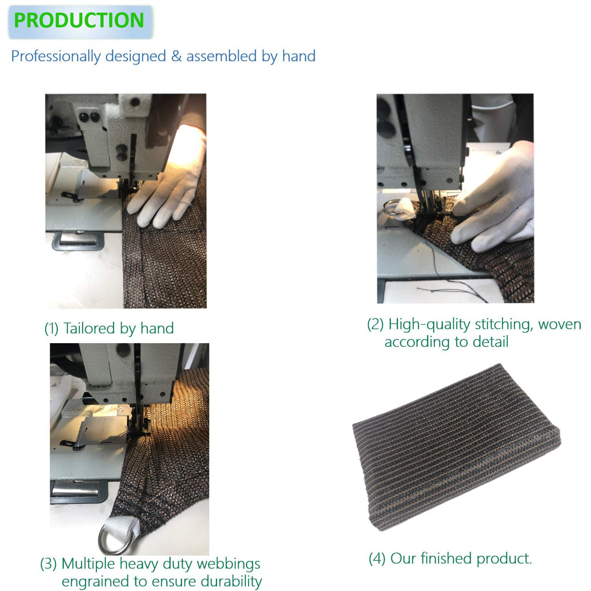 Eden's Decor Square 15' x 15' Brown Sun Shade Sail Canopy UV Block for Backyard Porch Pergola Lawn Garden Carport Eden's Decor