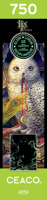 Ceaco - Glow in The Dark - Lisa Parker - Guardian of Spells Glow - 750 Piece Jigsaw Puzzle Ceaco