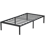 Maenizi Twin XL Bed Frames No Box Spring Needed, 14 Inch Heavy Duty Metal Twin XL Platform Bed Frame Support Up to 2500 lbs, Easy Assembly, Noise Free, Black Maenizi