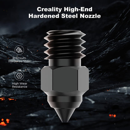 Creality High End Hardened Steel Nozzle MK8 0.4MM 450℃ Harden Extruder Tips with High Thermal Conductivity for Creality Ender 3/Pro/V2/MAX,Ender 5/Pro/Plus,Ender 6,CR-10S/S4/S5 3D Printers - WoodArtSupply