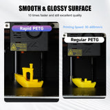 Kingroon High Speed PETG 3D Printer Filament 1.75mm, 3D Printer Rapid Filament for 30-600mm/s Hyper Printing Filament, Dimensional Accuracy +/- 0.03 mm, 10 kg Plastic Spool (22lbs（Mixed Colors） POJECITY