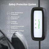 Liftsun Level 1+2 EV Charger, 16 Amp 120V or 240V, Portable Electric Vehicle Charger with 21Ft Charging Cable NEMA 6-20 Plug,Plug-in Home EV Charging Station for SAE J1772 EVs(Tesla Need Adapter) Liftsun