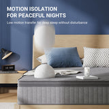 Avenco Full Size Mattress, 10 Inch Full Mattress in a Box, Medium Firm Hybrid Mattresses with Smarts™ Coil and Gel Memory Foam for Cool Night Sleep & Pressure Relief, CertiPUR-US Certified Avenco