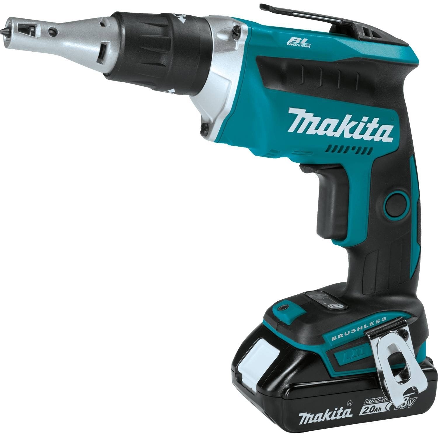 Makita XSF03R 18V LXT Lithium-Ion COMPACT Brushless Cordless Drywall Screwdriver Kit (2.0Ah) - WoodArtSupply