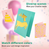 HTVRONT Insert Cards Bundle for Cricut Joy-Card Making Kit Include Insert Cards, Folded Cardstock, Envelope, Weeding Tools, Cricut Joy Card Mat, Suitable for DIY Valentine, Birthday, Holiday Card HTVRONT