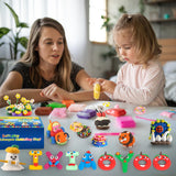 Ixiaoyoo Air Dry Clay, 100 Colors Modelling Clay for Kids, Safe & Non-Toxic, DIY Model Art & Crafts Toys with Sculpting Tools, Home Party Favors, Birthday & Christmas Gifts for Ages 3-12 Boys & Girls Ixiaoyoo