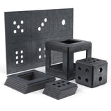 WelderElite Welding Coupons 1/8" Welding Practice Kit 11 Gauge Beginners Welding Mild Steel Sheet Can Be Used to Make 3 Dice and 1 Cube Frame WelderElite