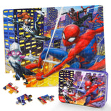 Puzzles for Kids Ages 4-8,Kids Puzzles in a Metal Box,Cool Toys Puzzles,Children Boys Girls Learning Educational Puzzles,100 Pieces wieewg
