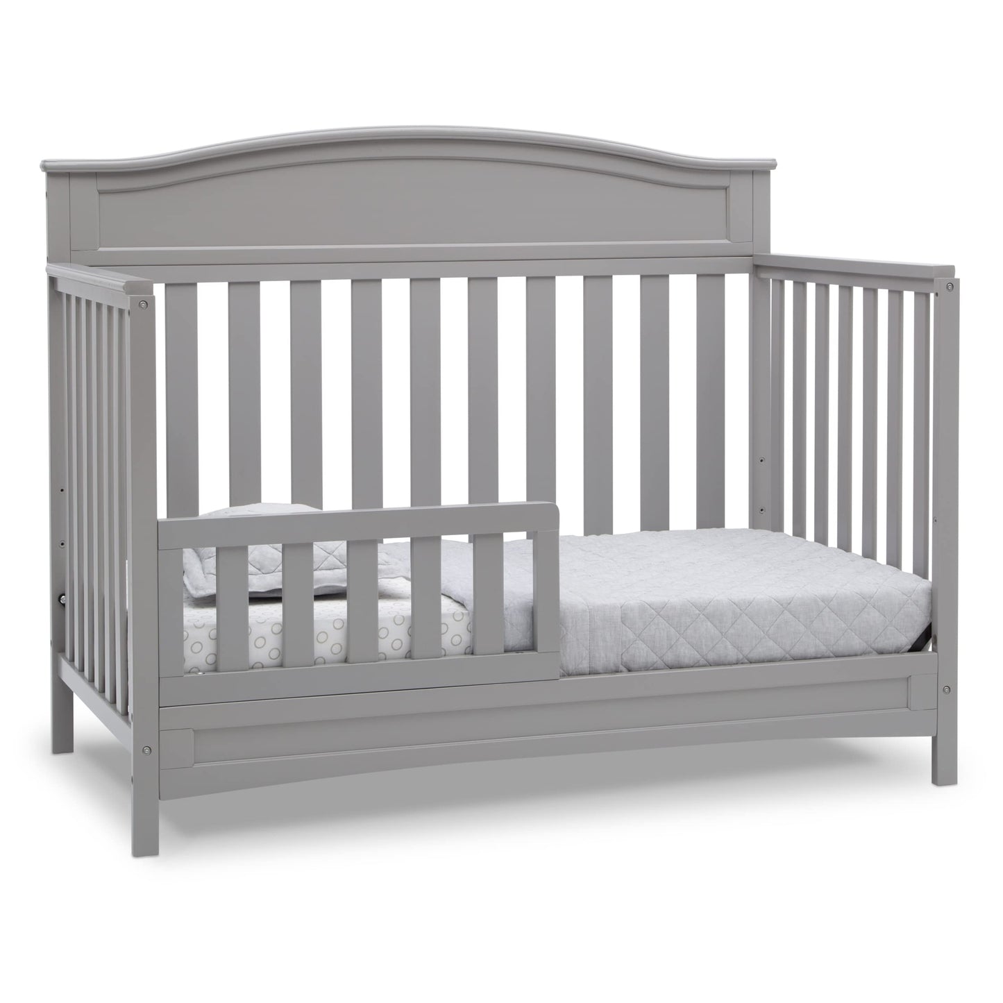 Delta Children Emery 4-in-1 Convertible Baby Crib, Pack of 1, Grey - WoodArtSupply