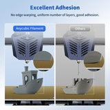 ANYCUBIC PLA Filament 1.75mm Bundle, 3D Printing PLA Filament 1.75mm Dimensional Accuracy +/- 0.02mm, 1KG Spool (2.2 lbs), 2KG Gray+Black ANYCUBIC