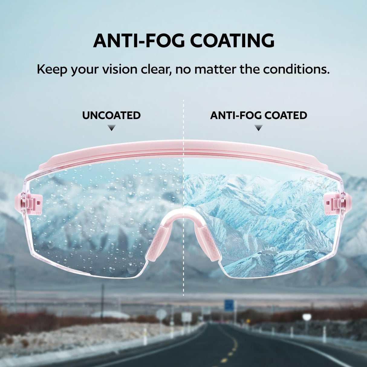 UKNOW Safety Glasses Over Eyeglasses, Anti Fog Safety Goggles ANSI Z87.1, Adjustable Protective Eyewear UKNOW