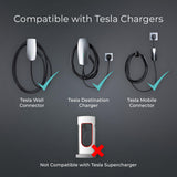 Lectron Tesla to J1772 EV Charging Adapter – NACS Converter, 48 Amp & 250V, Compatible with Tesla High Powered Connectors, Destination Chargers & Mobile Connectors for J1772 Electric Vehicles (Black) Lectron