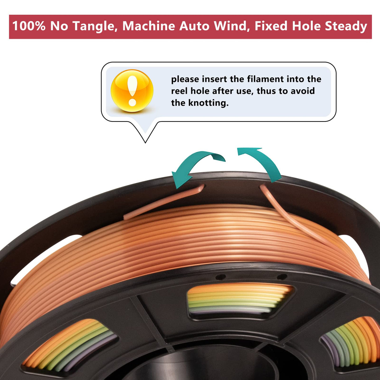 iSANGHU 4Packs Gradient Silk PLA 3D Printer Filament Bundle, Color Changing PLA Filament 1.75mm Bundle, 3D Printing Filament with Good Layer Adhesion for Most 3D Printers 250g/0.55lb*4 Sets iSANGHU