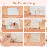 GOLDGE Extra Large 11”x11” Flower Press - 10-Layer Wooden Press for DIY Flower Preservation with Storage Bag, Adult Craft Kit GOLDGE