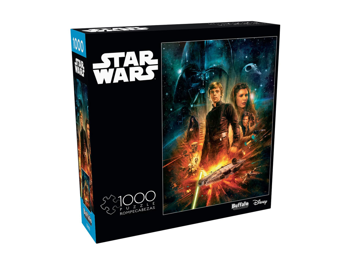 Buffalo Games - Star Wars - The Destiny of A Jedi - 1000 Piece Jigsaw Puzzle for Adults -Challenging Puzzle Perfect for Game Nights - Finished Size is 26.75 x 19.75 Buffalo Games