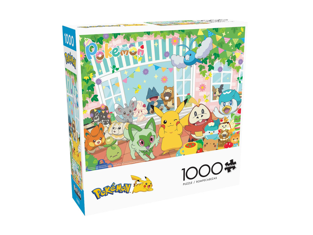 Buffalo Games - Pokemon - Happy Cafe - 1000 Piece Jigsaw Puzzle for Adults -Challenging Puzzle Perfect for Game Nights - Finished Size is 26.75 x 19.75 Buffalo Games