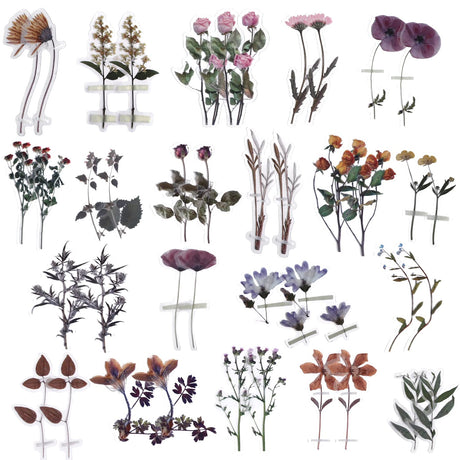 445 PCS Vintage Scrapbook Paper Journaling Scrapbooking Supplies Kit Aesthetic Decorative Craft Paper include 40 Sheet Flowers Stickers for Planner, Bullet Journaling, Junk Journal, Retro Crafts GNILLKO