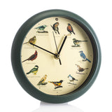 Mark Feldstein & Associates Original Singing Bird Wall/Desk Clock, 8 Inch Mark Feldstein & Associates