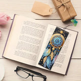 F-CANLAN 3 Pieces Acrylic Dream Catcher Diamond Painting Bookmark with Tassels, Feather Diamond Art Book Marks, Special-Shaped Diamond Painting Bookmark Arts Crafts Kit for Beginner Book Lover F-CANLAN
