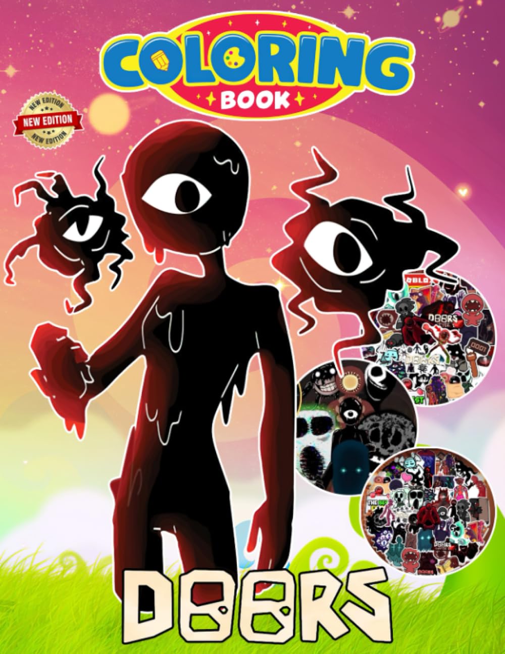 DOO%RS Coloring Book Game Hide And Seek: 50+ Great Coloring Pages For Kids, Teens, Adults. Beautiful And Exclusive Illustrations Of Your Favorite ... Create Your Masterpieces | 8.5 x 11 inches WoodArtSupply