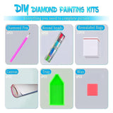 DOTSOPS Diamond Painting Kits Art Adults Painting Kit Crafts DIY 5D Diamond Art Packs Kits Full for Adults Beginner Home Wall Decoration Gift 11.8x15.7 Inches (6 Pack Landscape Abstract) DOTSOPS