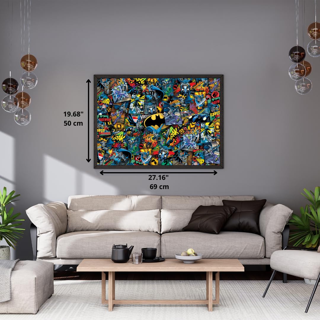Clementoni Batman Impossible Jigsaw Puzzle, 1000 Pieces, Made in Italy, Adults’ Puzzles, 39575 Clementoni