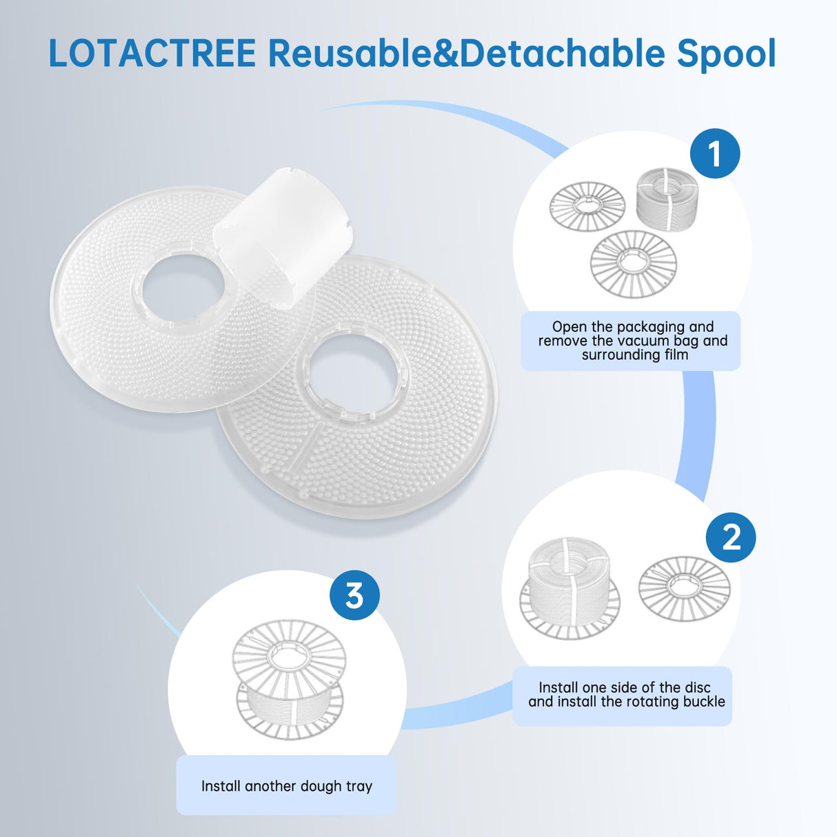 PLA Plus (PLA-F) 3D Printer Filament 1.75mm ±0.02mm - 1KG(2.2LBS) Black - High Strength & Enhanced Layer Adhesion - Precision Spooling for FDM 3D Printers Lotactree