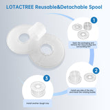 PLA Plus (PLA-F) 3D Printer Filament 1.75mm ±0.02mm - 1KG(2.2LBS) Black - High Strength & Enhanced Layer Adhesion - Precision Spooling for FDM 3D Printers Lotactree