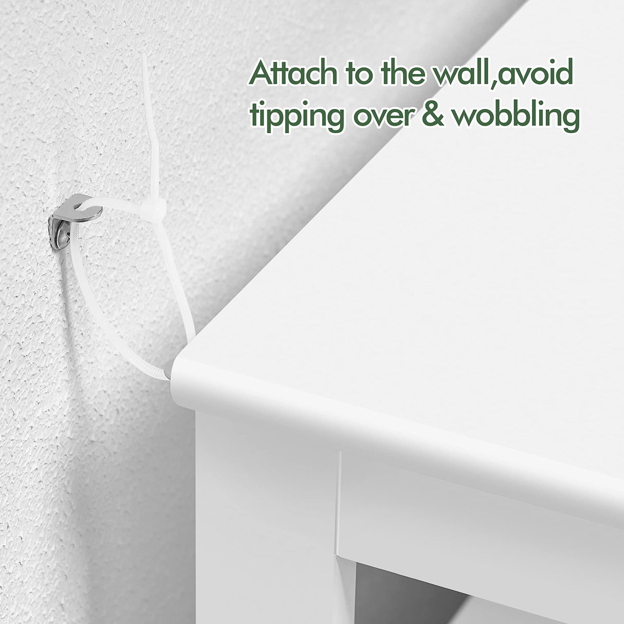 Yaheetech Single Door Floor Cabinet, Bathroom Free Standing Storage Organizer with Adjustable Shelf, Narrow Side Cabinet for Living Room, White Yaheetech