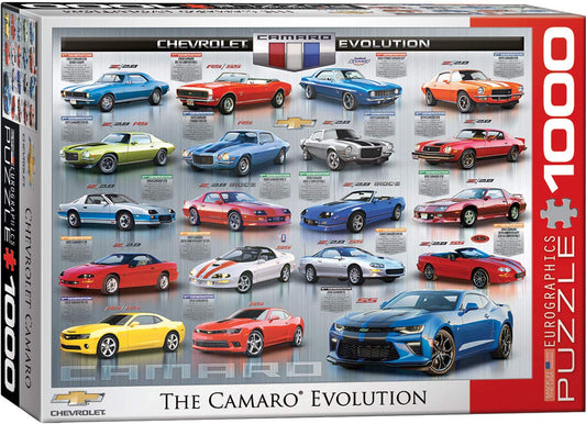 EuroGraphics Chevrolet The Camaro Evolution 1000-Piece Puzzle,108 months to 120 months