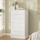 Hasuit Tall Dresser with 7 Drawers for Bedroom, 51.8'' High Chest of Drawers Storage Organizer for Closet, Modern Taller Clothes Storage Tower with Ample Storage Space Hasuit
