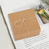 328 Feet Cotton Bakers Twine, Gold Metallic Wedding & Holiday Twine KINGLAKE