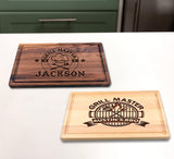 Personalized Cutting Board For Dad Custom Cutting Board Fathers Day Chopping Board Wood Engraved Butcher Cutting Board TEEAMORE