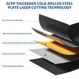 GarveeHome 72" Metal Storage Cabinet with Wheels, Locking Doors & 2 Drawers,Heavy Duty Rolling Garage Organizer with 3 Adjustable Shelves (with Wheels, with 2 Draws) GarveeHome