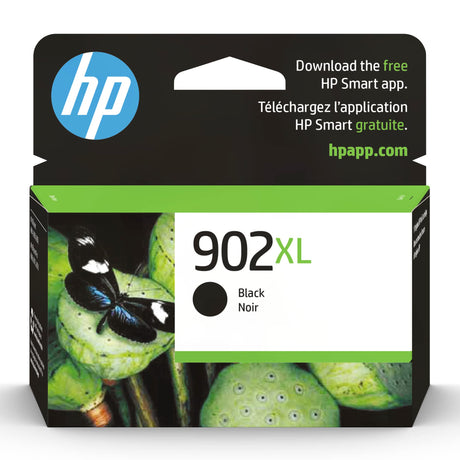 HP 902XL Black High-yield Ink Cartridge | Works with HP OfficeJet 6950, 6960 Series, HP OfficeJet Pro 6960, 6970 Series | Eligible for Instant Ink | T6M14AN HP