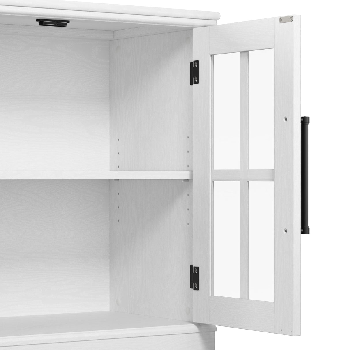 Bush Furniture Westbrook 60W TV Stand for 75 Inch TV in White Ash | Living Room Entertainment Center with Storage Bush Business Furniture