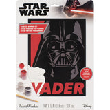 Dimensions PaintWorks Darth Vader Star Wars Paint by Number Kit for Adults and Kids, Finished Project 9" x 12", Multicolor 7 Piece Dimensions