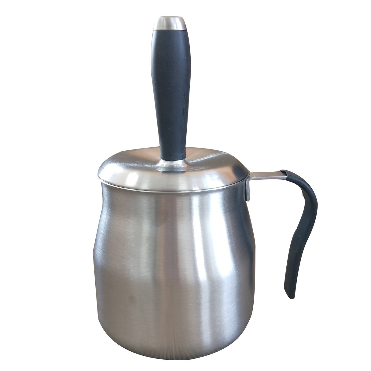 iZAN BBQ Basting Pot with Basting Brush - Stainless Steel Barbecue Sauce Pot with Silicon Basting Brush, 32 OZ iZAN