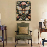 Fairyland JinWenn Diamond Art Kits for Adults Beginner, Butterfly Diamond Painting Kits 5D Diamond Dots Gem Art Crafts with Tools,Round Full Drill Funny Crafts for Home Wall Decor&Gift-12x16 inch Fairyland JinWenn