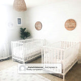 Delta Children Heartland 4-in-1 Convertible Crib - Greenguard Gold Certified, Grey Delta Children