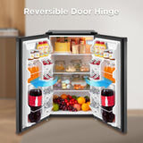 Midea MERM33S1ABB 3.3 Cubic Feet Compact Refrigerator, Black Midea