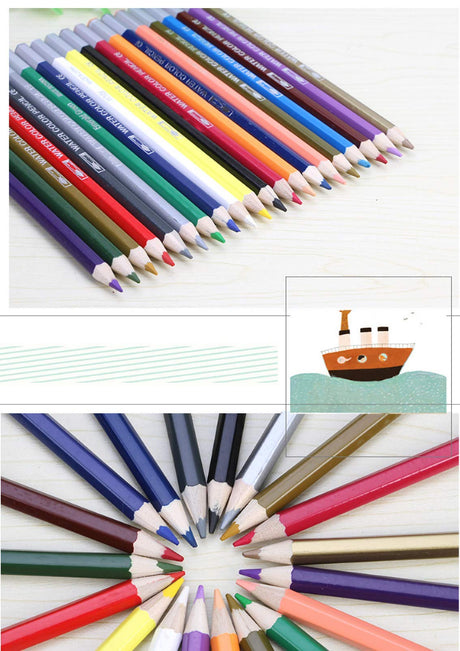ARZASGO Watercolor Pencils Set, 48 Assorted Colors Artist Colored Pencils for Adults, Premium Art Drawing Pencils with Canvas Travel Wrap ARZASGO