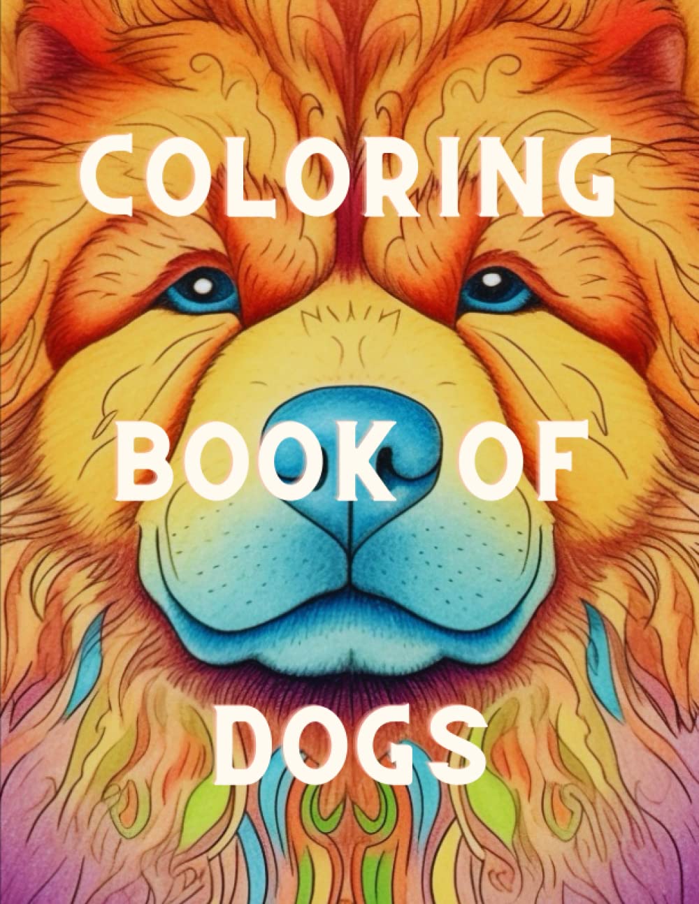 Coloring Book of Dogs: 35 Coloring Pages of Dogs for kids, teens and adults