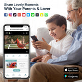 BROAIMX Smart Bird Feeder Camera, Free AI Forever, 1080P HD Camera Auto Capture Bird Videos & Solar Panel, App Notify When Birds Detected, Bird House BROAIMX