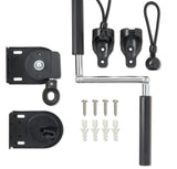 Coolaroo Exterior Roller Shade, Cordless Roller Shade with 90% UV Protection, No Valance, (4' W X 6' L), Mocha Coolaroo