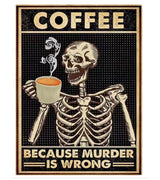 BOHADIY Diamond Painting Kits for Adults Kids Skull Coffee 5D Diamond Art Kits for Adults Kids Beginner, Paintings with Diamonds Gem Art and Crafts for Home Wall Decor 15.8x11.8 inch BOHADIY