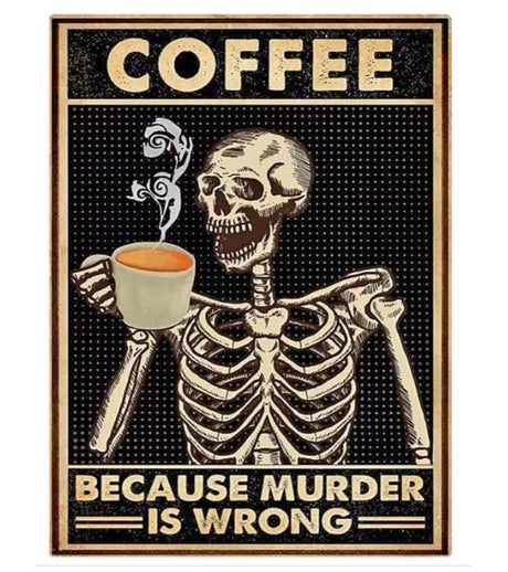 BOHADIY Diamond Painting Kits for Adults Kids Skull Coffee 5D Diamond Art Kits for Adults Kids Beginner, Paintings with Diamonds Gem Art and Crafts for Home Wall Decor 15.8x11.8 inch BOHADIY