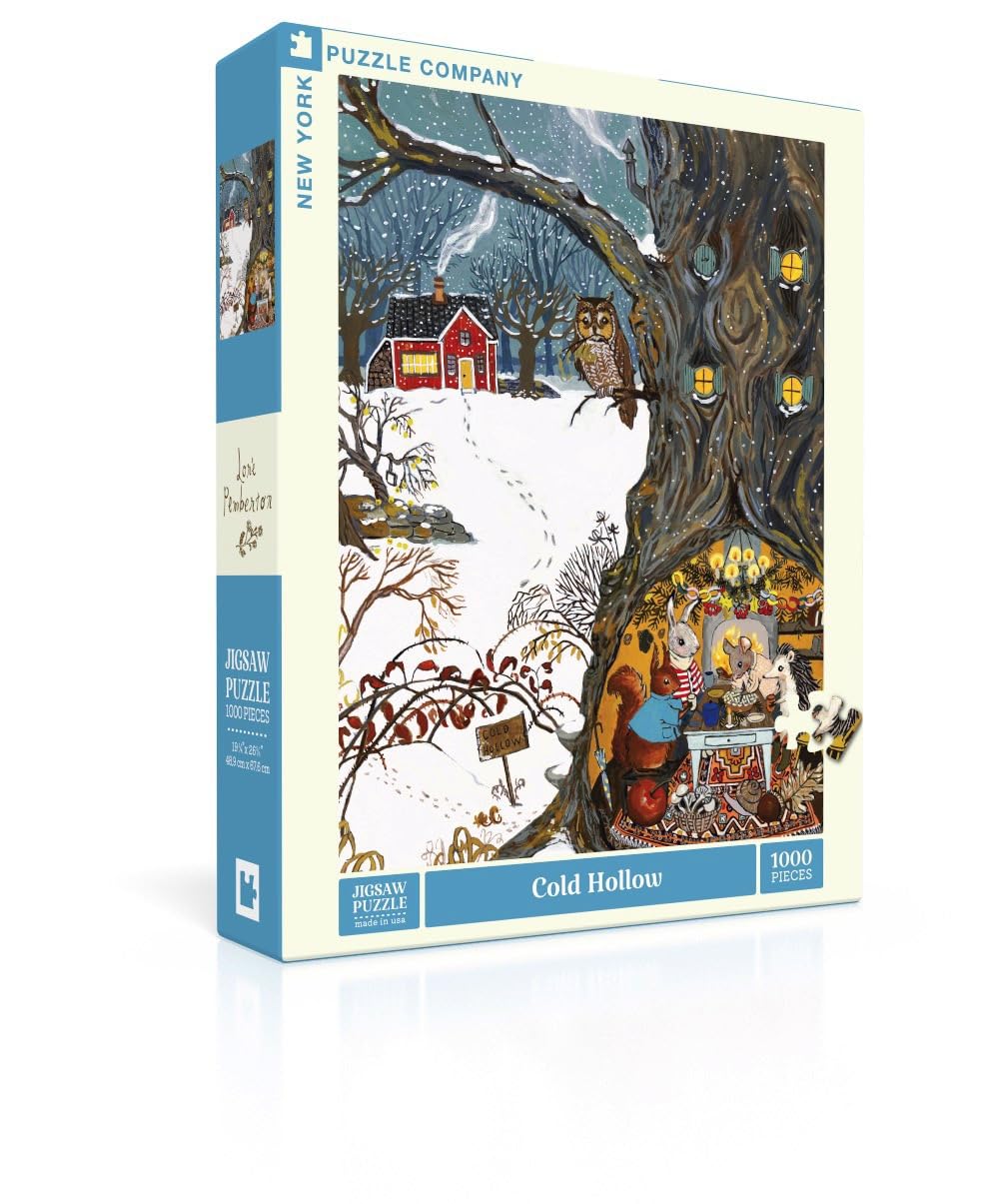 New York Puzzle Company - Loré Pemberton Cold Hollow - 1000 Piece Jigsaw Puzzle for Family Game Nights by Loré Pemberton New York Puzzle Company